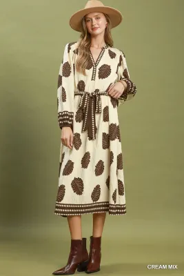 The Mia Belted Midi Dress