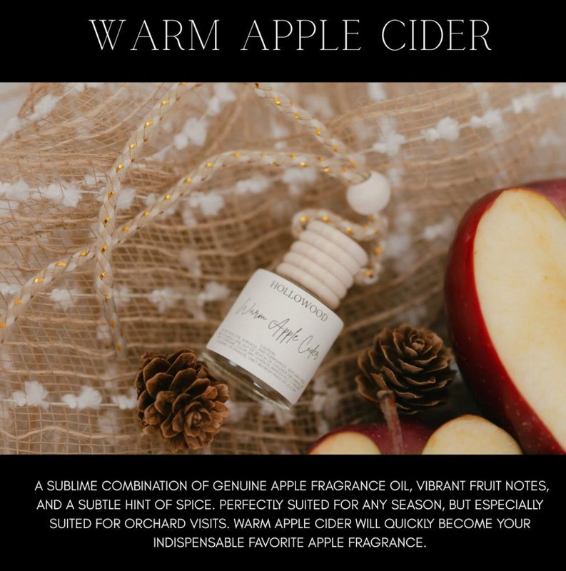 Hollowood Fall Car Diffuser | Warm Apple Cider