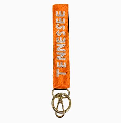 Game Day Tennessee Beaded Wristlet