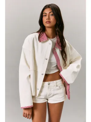 The Georgie Gingham Contrast Jacket