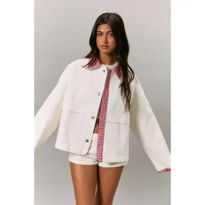 The Georgie Gingham Contrast Jacket
