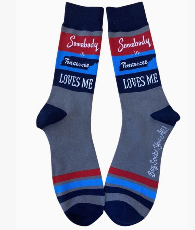 Somebody In Tennessee Loves Me Men's Socks