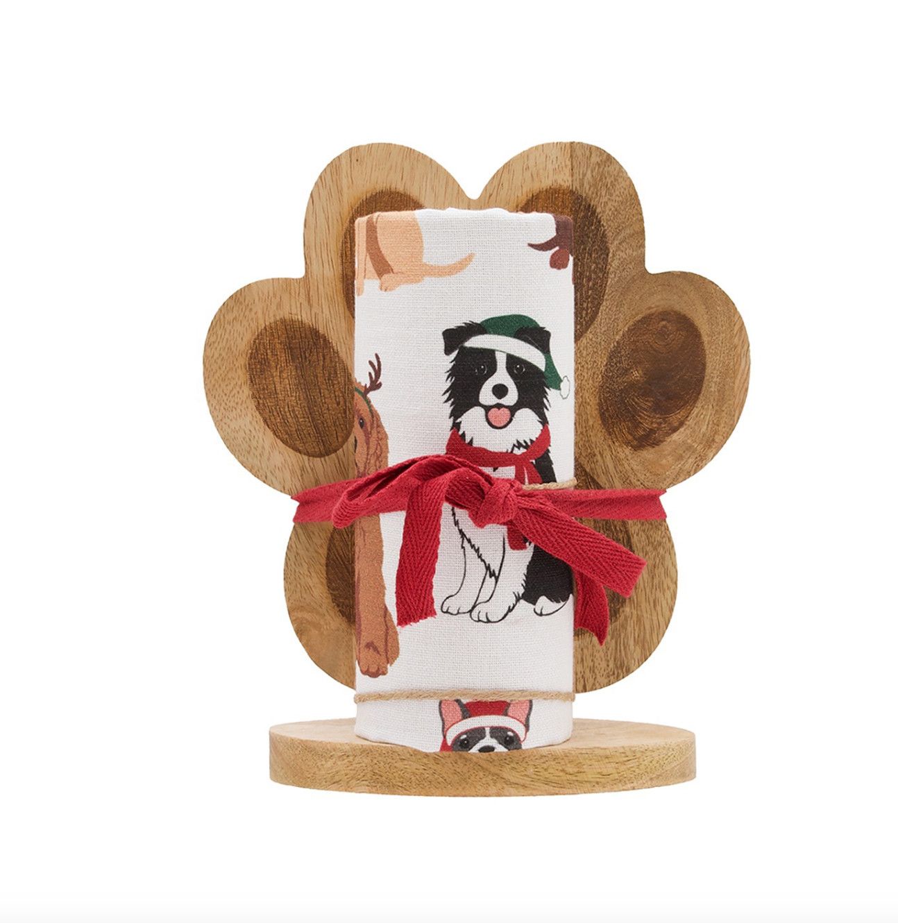 Dog Pawlidays Towel &amp; Stand Set