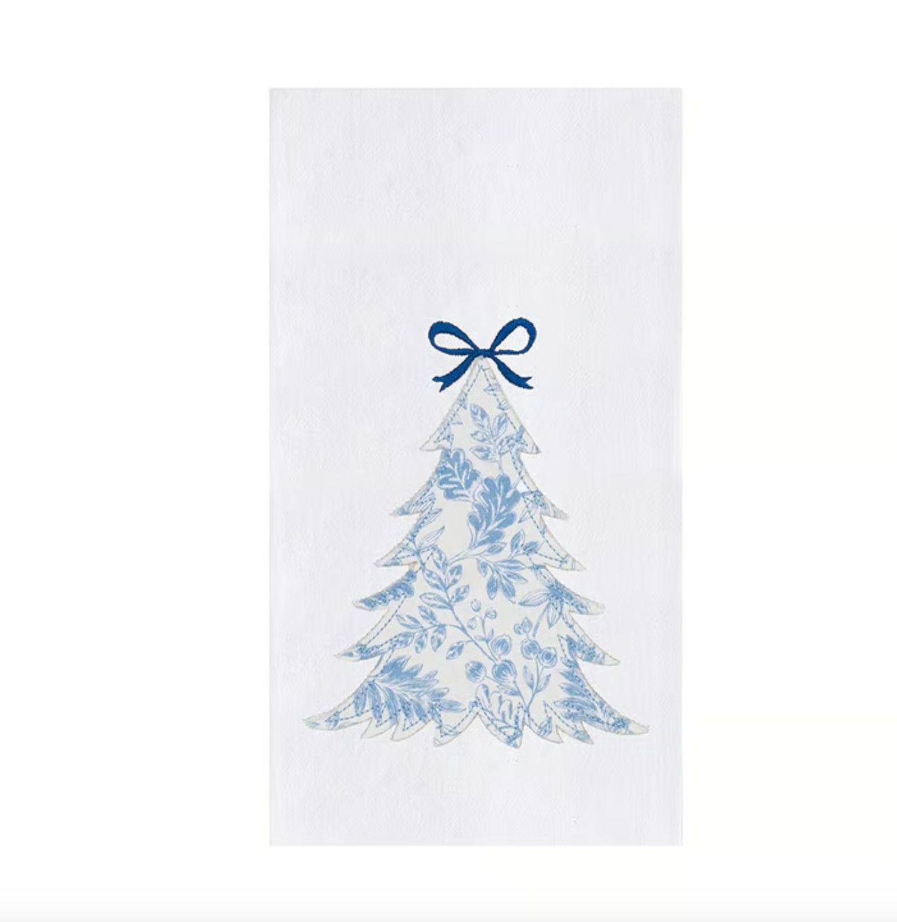 Icy Botanical Tree Towel