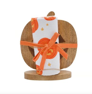 Jack-O-Lantern Towel &amp; Stand Set