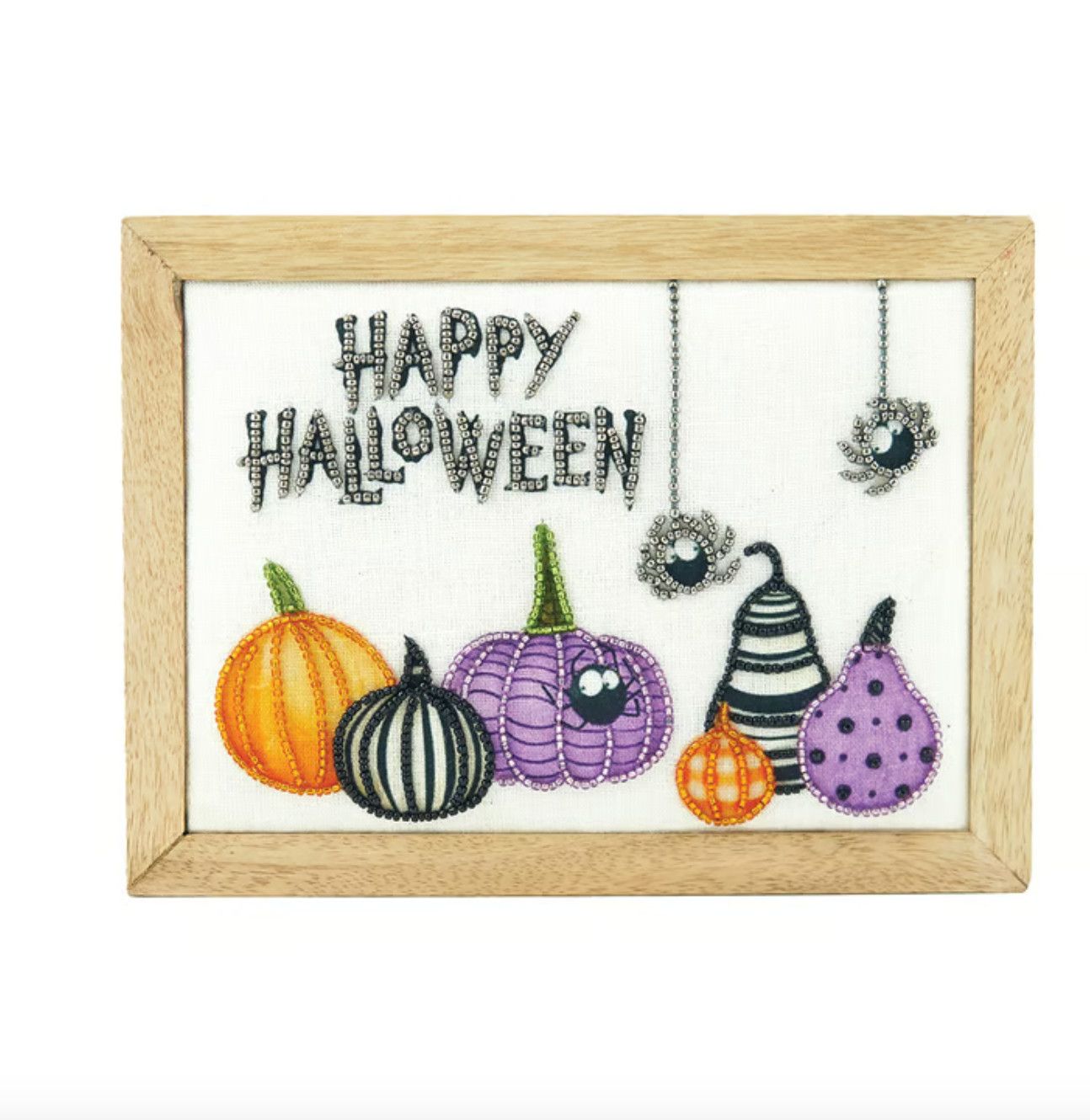 Embellished Halloween Wreath Shelf Sitter