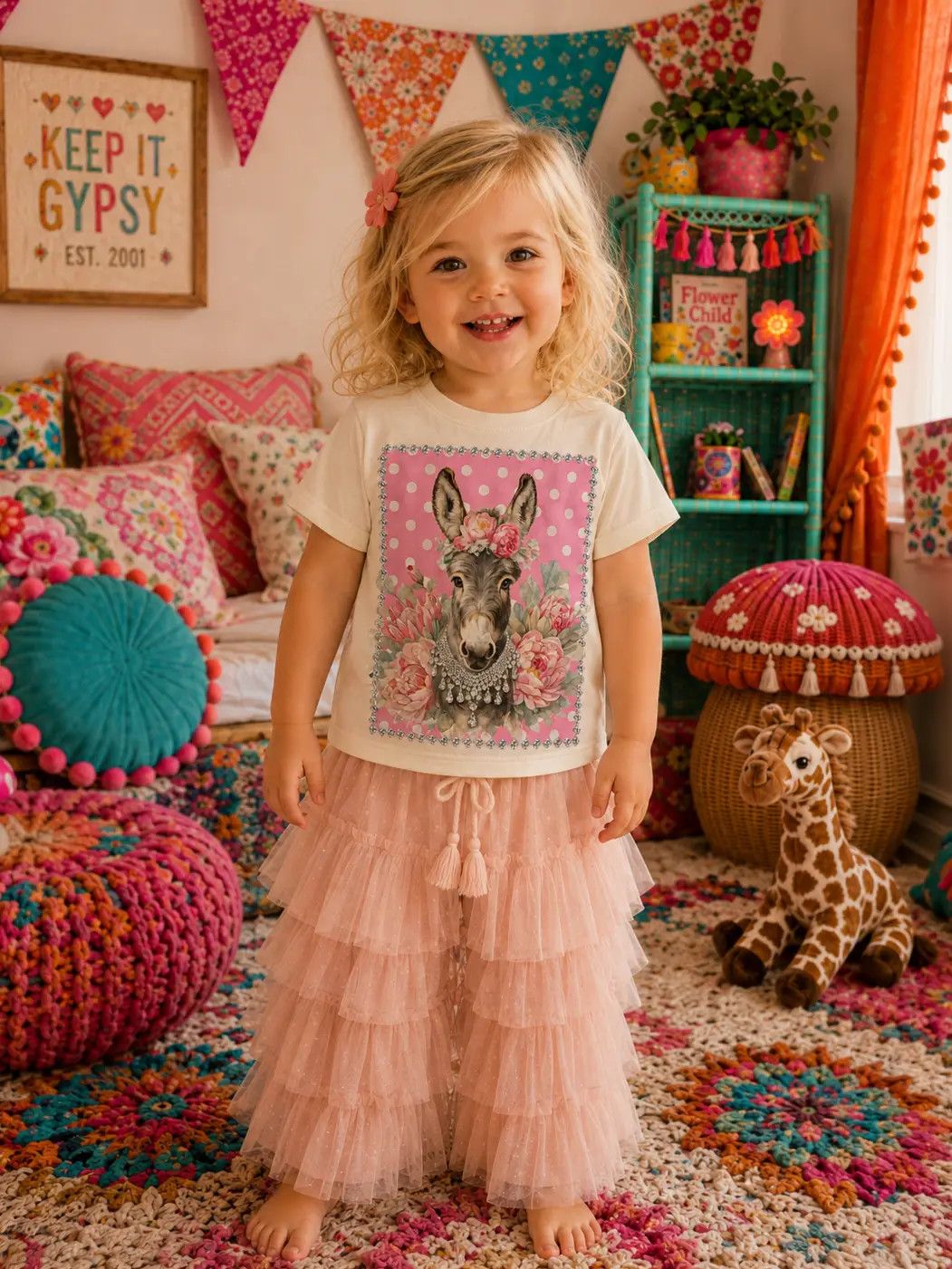 Donkey Kids Graphic Tee, Size: 2T