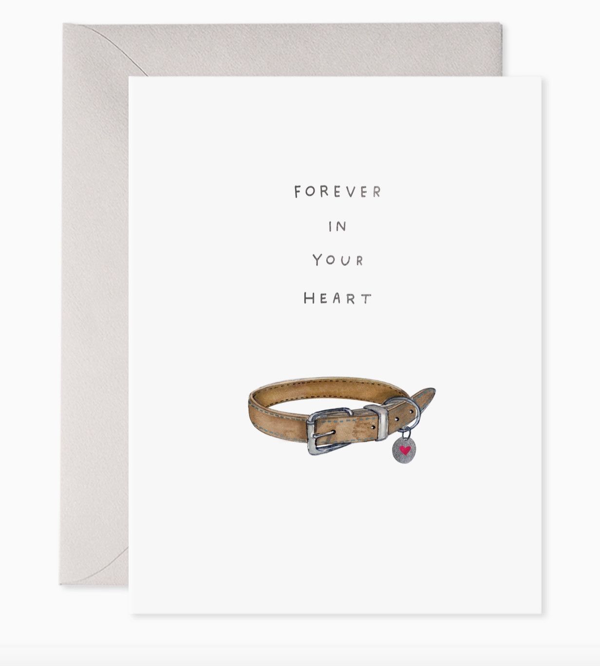 Pet Collar Greeting Card