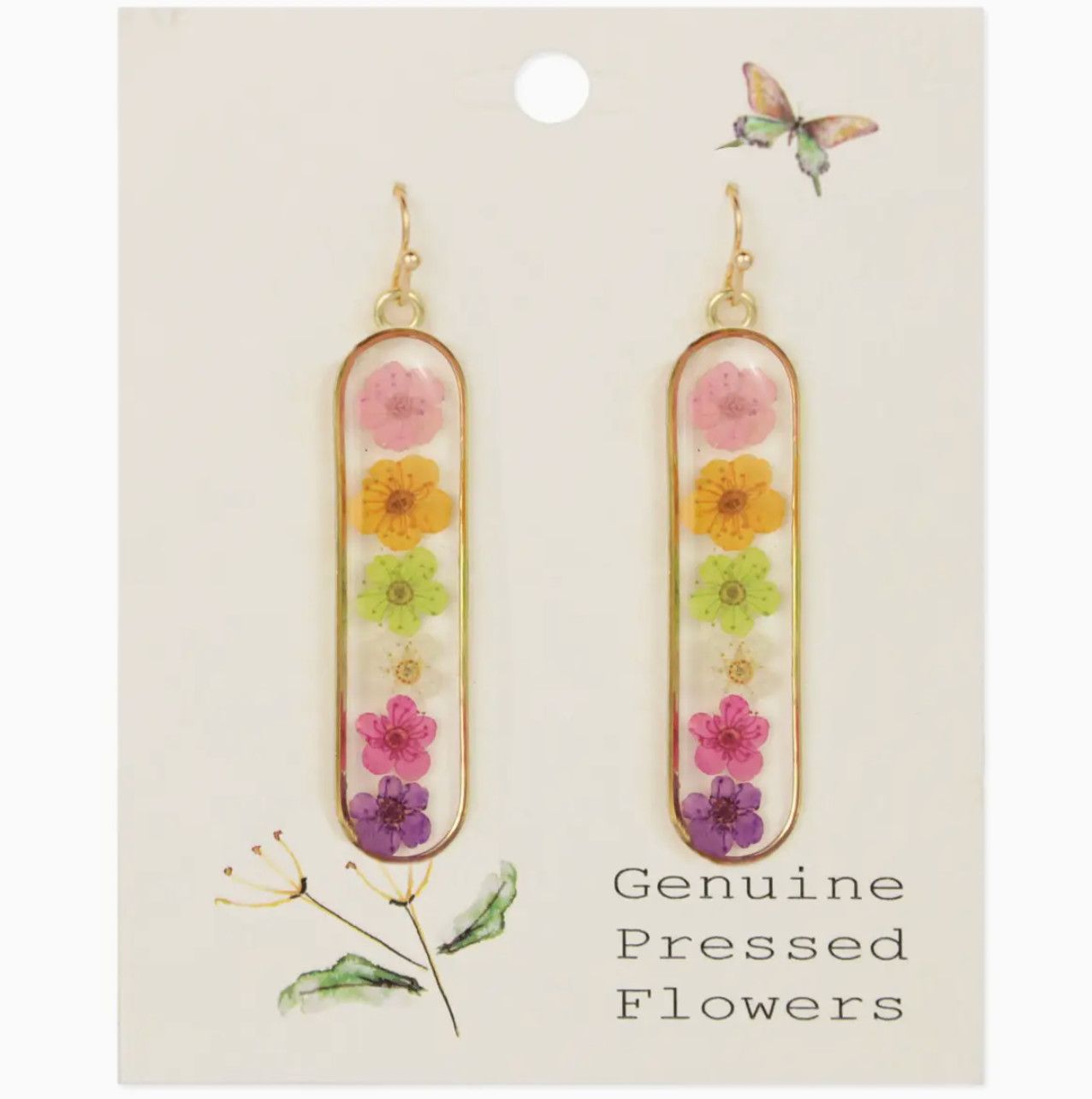 Dried Flower Earrings | Pretty Pastel