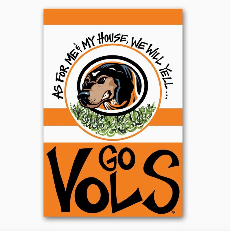 University of Tennessee® As For Me Garden Flag