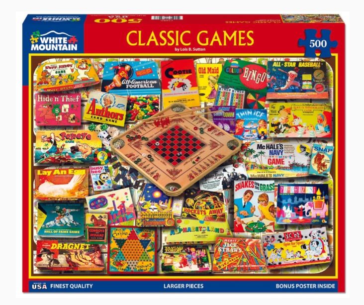 Classic Games 500 Piece Puzzle
