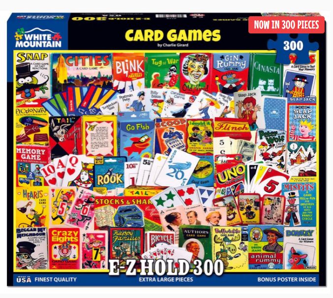 Card Games 300 Piece Puzzle