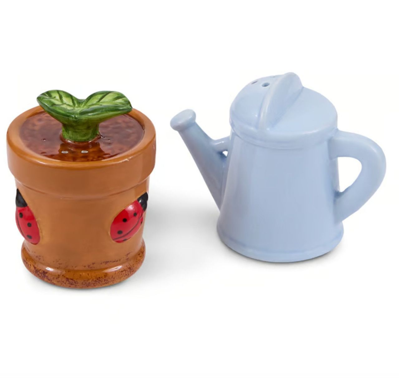 Garden Grow Ceramic Salt and Pepper Shaker Set