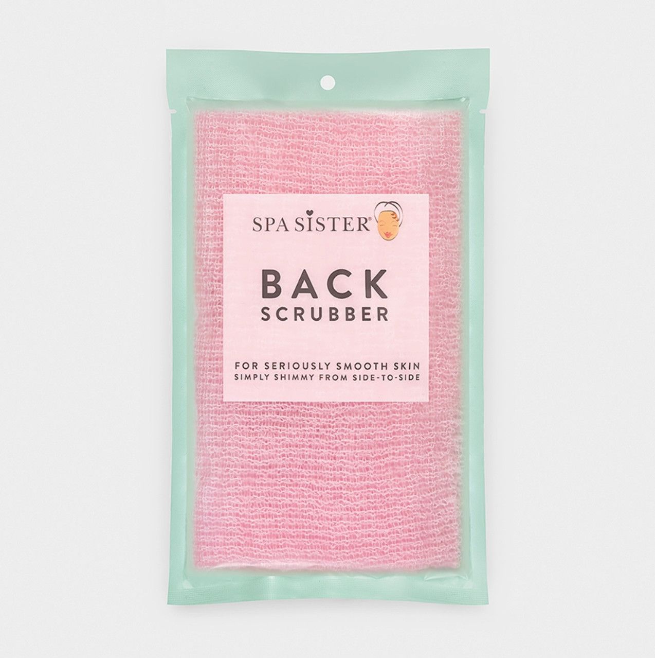 Spa Sister® Seriously Smooth Back Scrubber | Pink