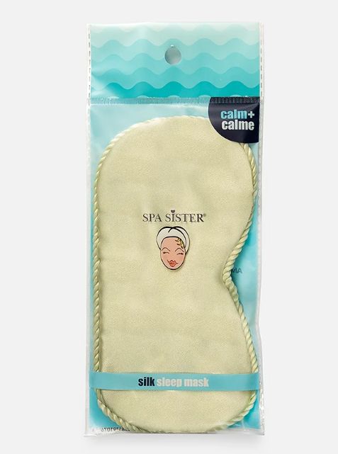 Spa Sister® Silk Sleep Mask | Celery