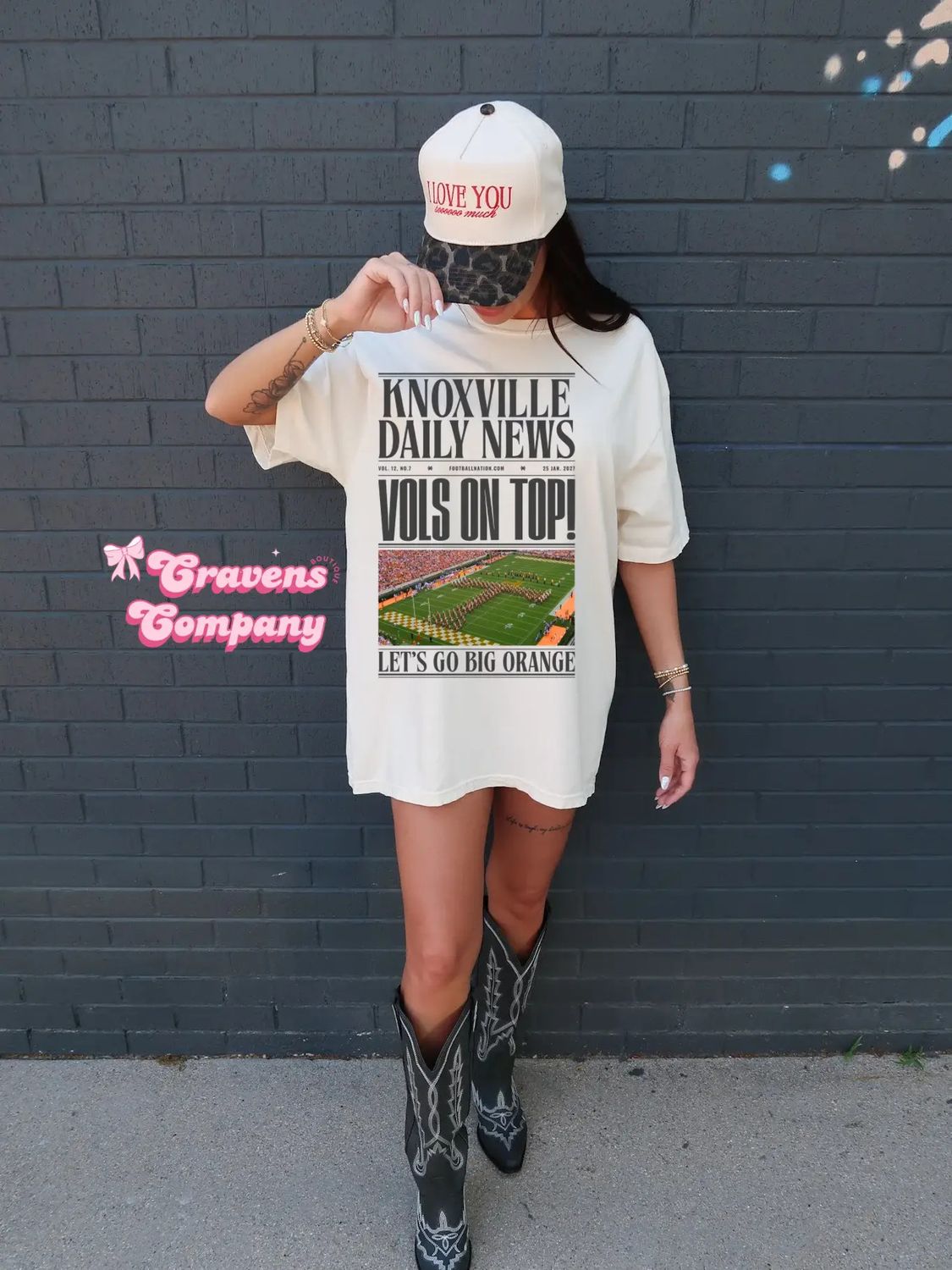 The Knoxville Daily News Tee, Size: S