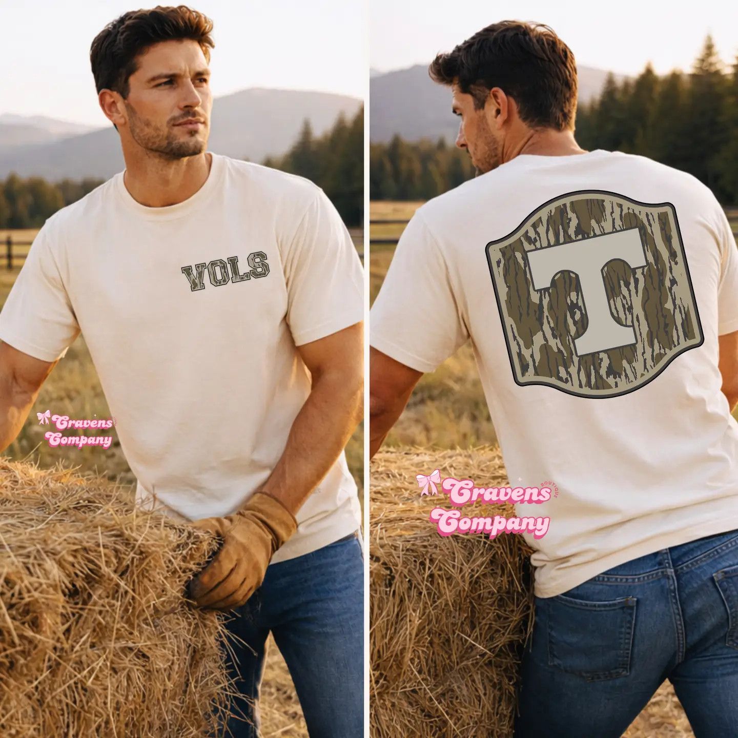 The Tennessee VOLS Camo Tee, Size: M