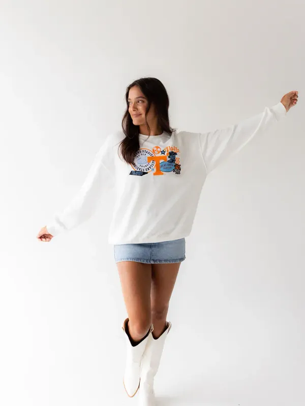 The Tennessee®  Layer Patch Crewneck