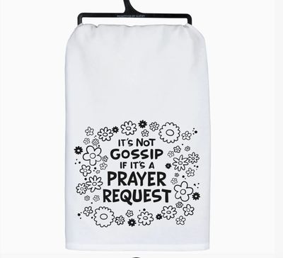 Prayer Request Tea Towel