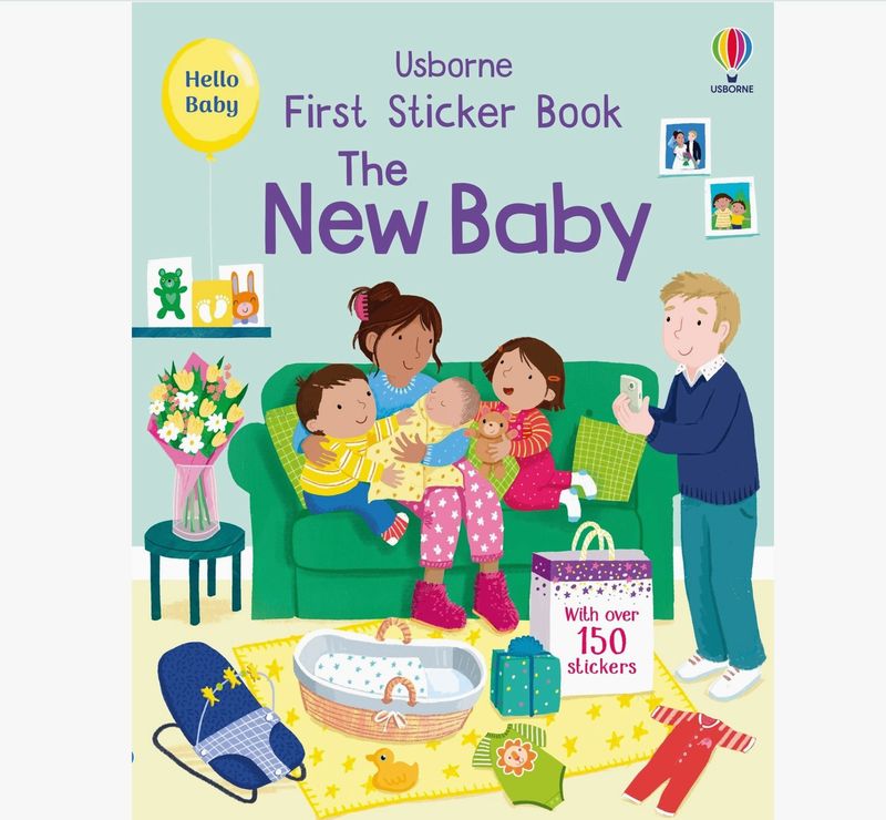First Sticker Book The New Baby