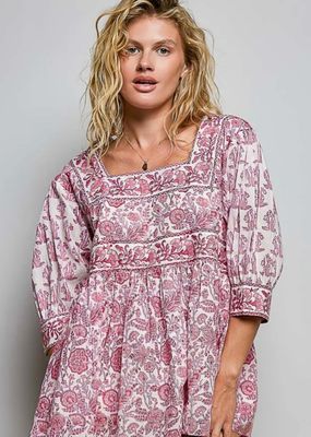The Beau Boho Square Neck Top