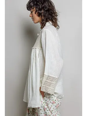 The Rune Relaxed Flowy Lace Top