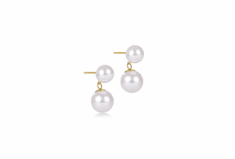 Enewton Classic Pearl 8mm Ball Drop Stud Pearl
