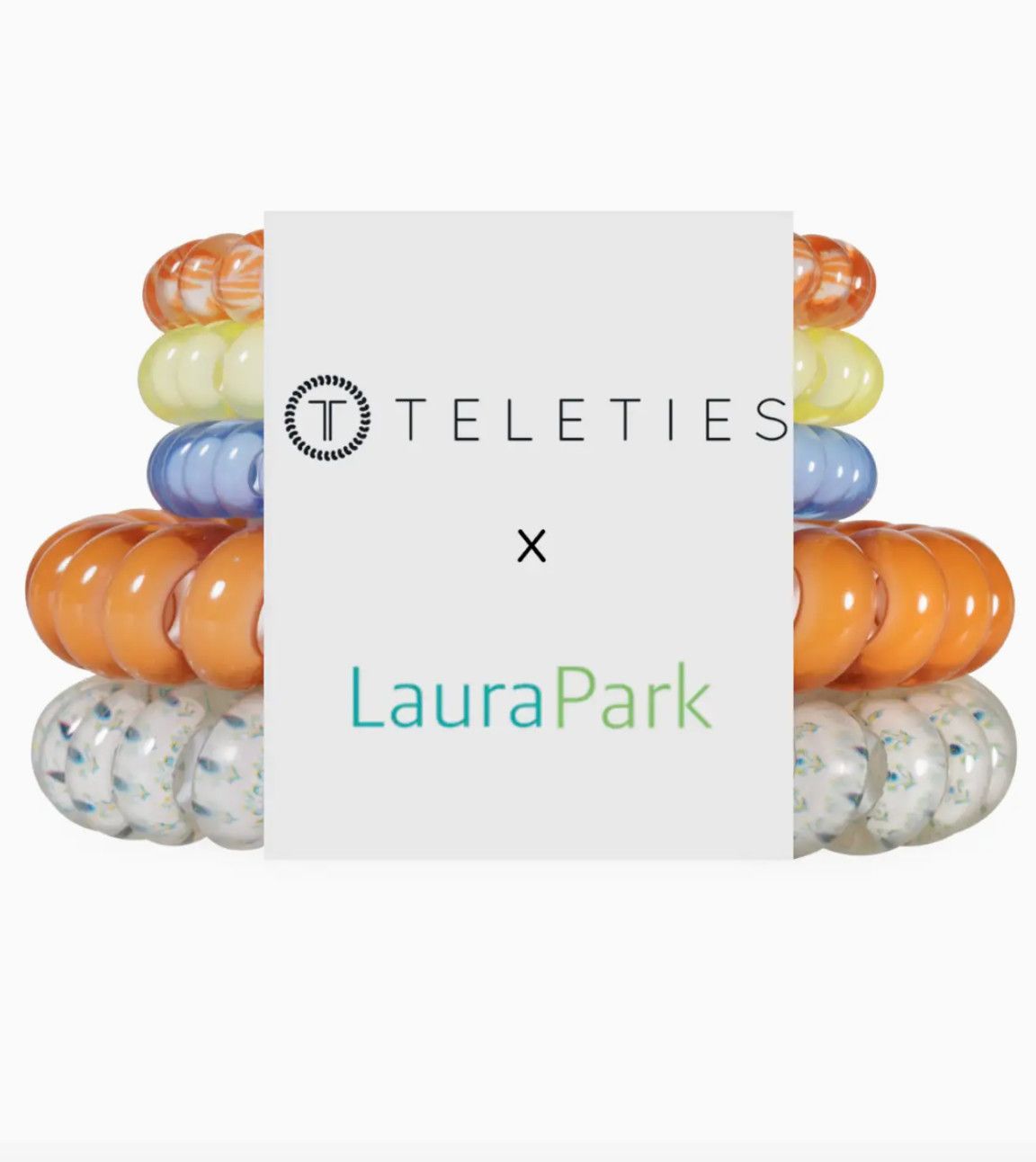 Teleties™ x Laura Park Hair Ties | Beach Club, Size: Mixed