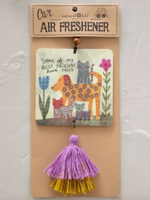 Car Air Freshener | Some Friends have Tails