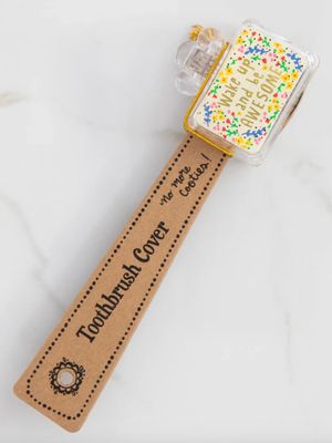Toothbrush Cover | Wake Up and Be Awesome