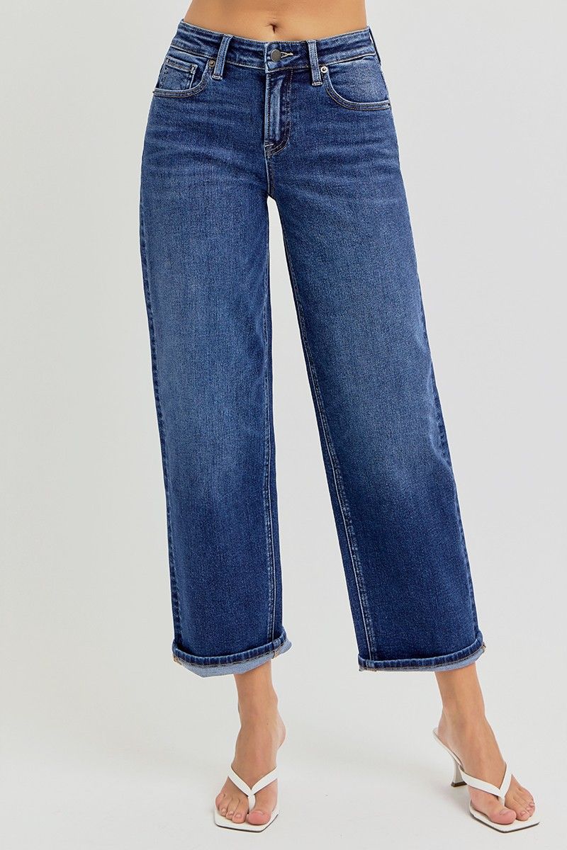 The Risen High Rise Crop Boyfriend Jeans, Size: 0
