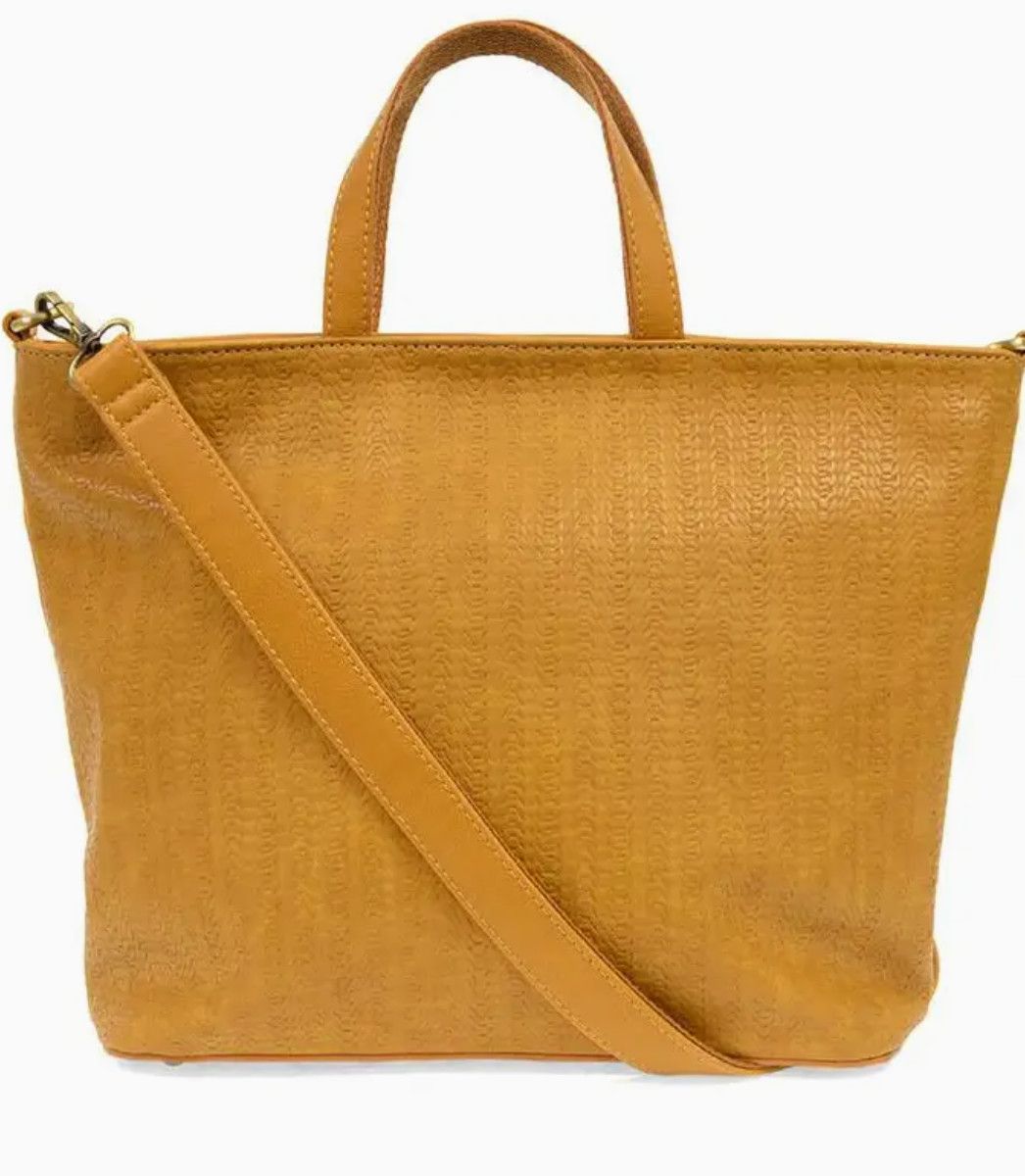 Woven Convertible Shopper, Color: Straw