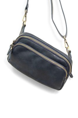 The Kylie Double Zip Sling Belt Bag