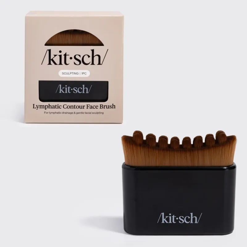 Lymphatic Contour Face Brush | Black