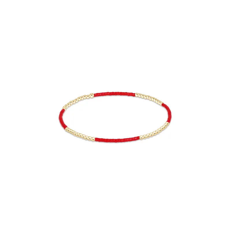 Gameday hope blissful bracelet - red