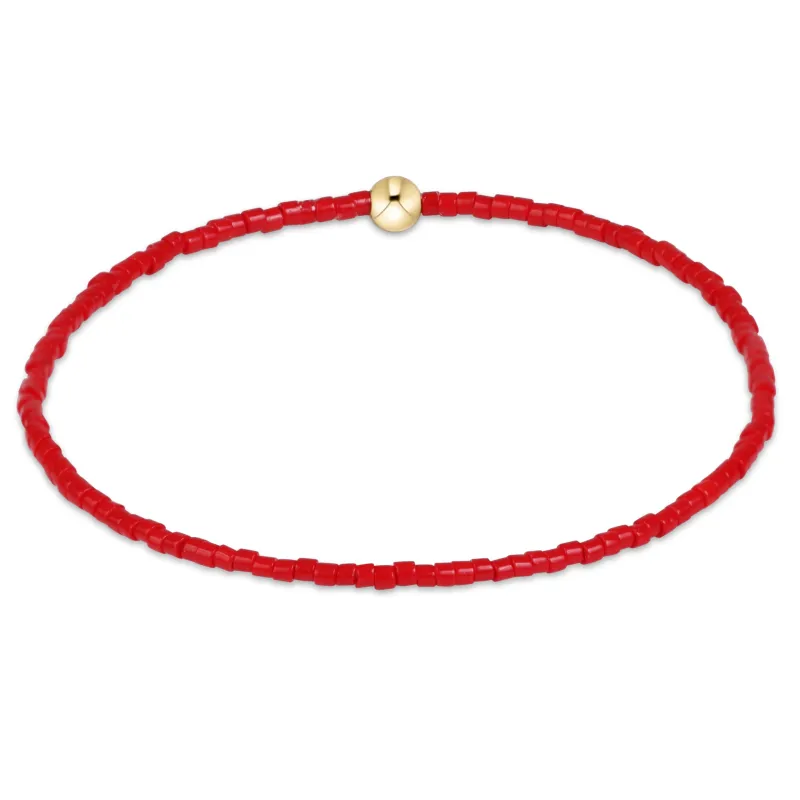 Gameday hope classic bracelet - red