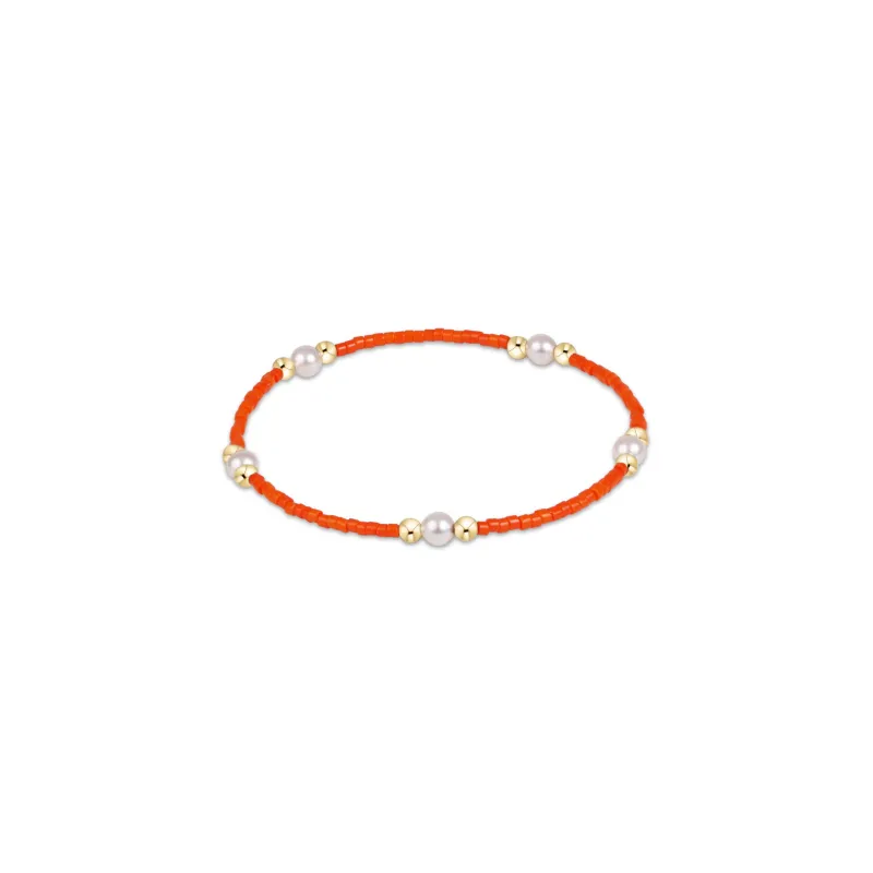 Enewton Gameday Hope Purpose Pearl Bracelet Orange