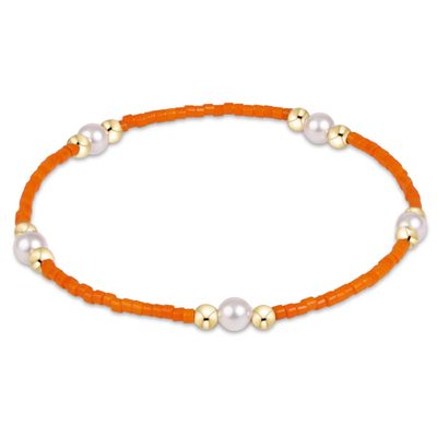 Enewton Gameday Hope Purpose Pearl Bracelet Orange
