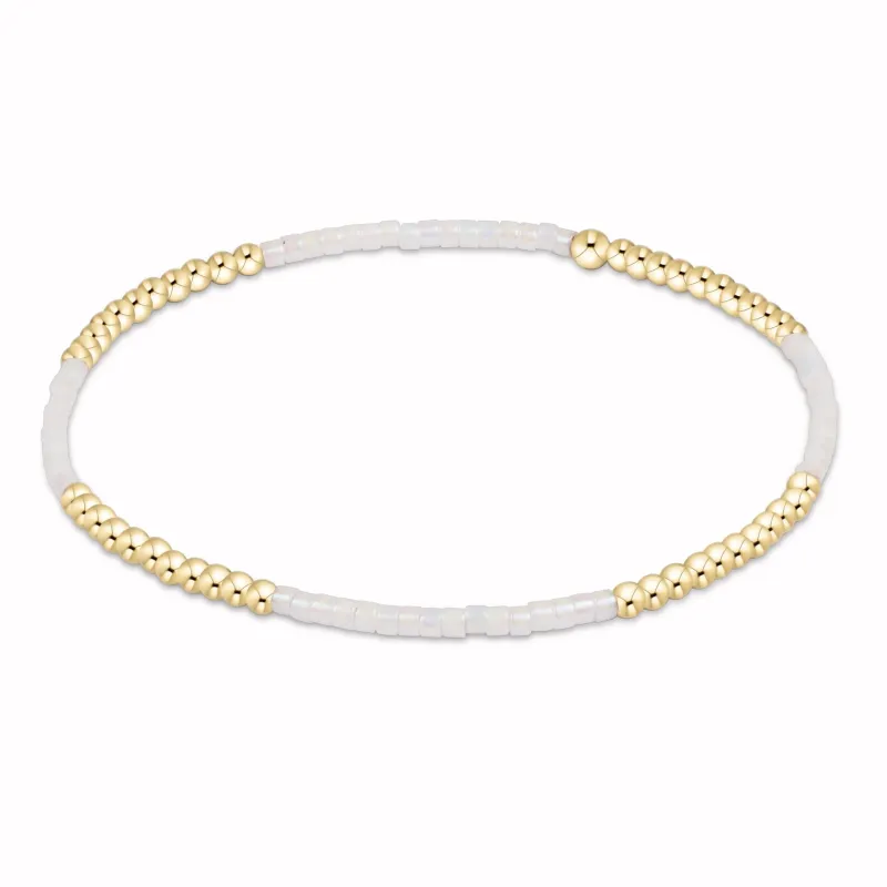 Enewton Gameday Hope Blissful Bracelet White