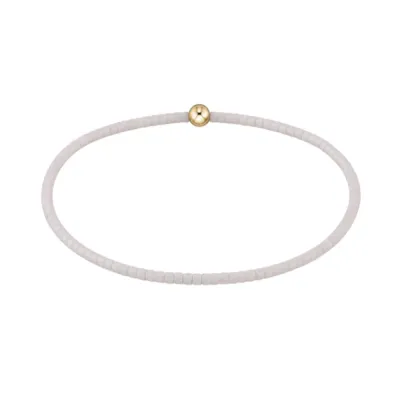 Enewton Gameday Hope Classic Bracelet White
