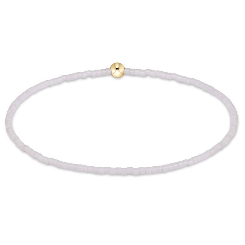 Enewton Gameday Hope Classic Bracelet White