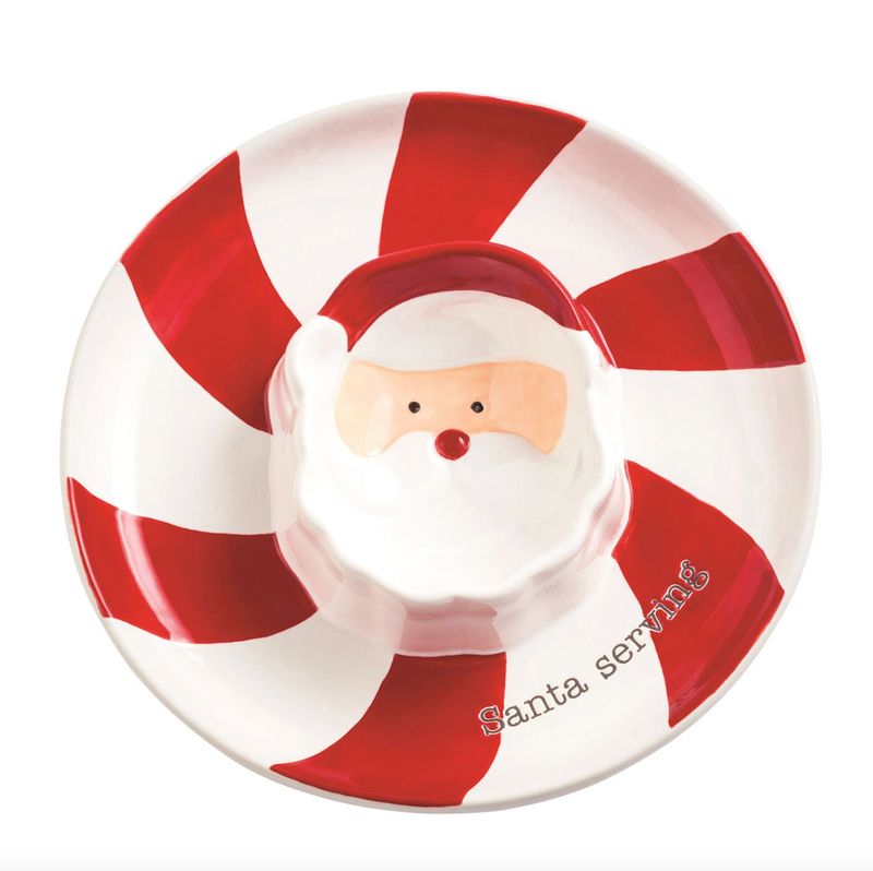 Santa Christmas Dish