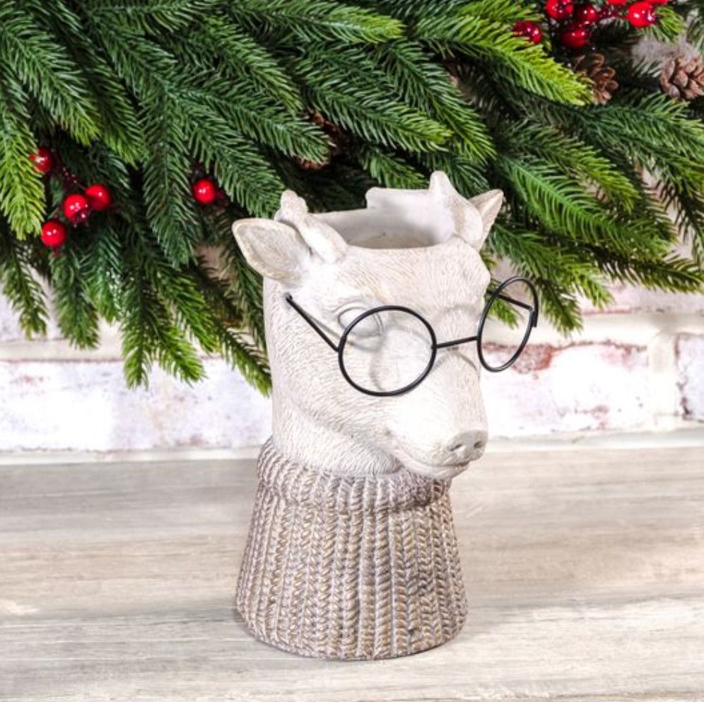 Eyeglass Deer Vase