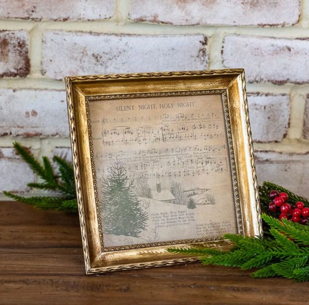 Antique Gold Music Sheet Frame