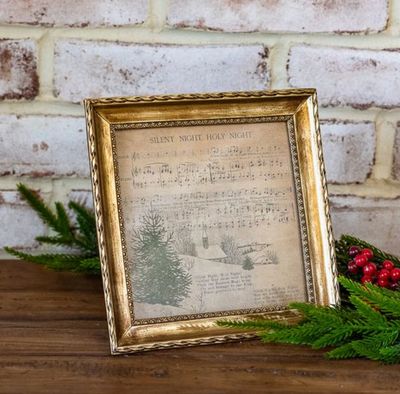 Antique Gold Music Sheet Frame
