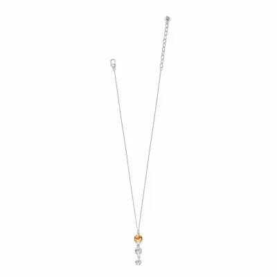Cascade Drops Trio Necklace Two Tone