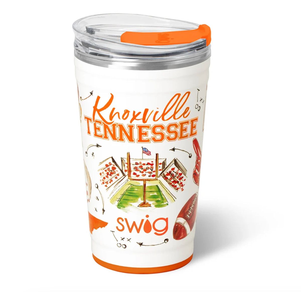 Swig Tailgates in Knoxville Collection , Size: 24oz Party Cup