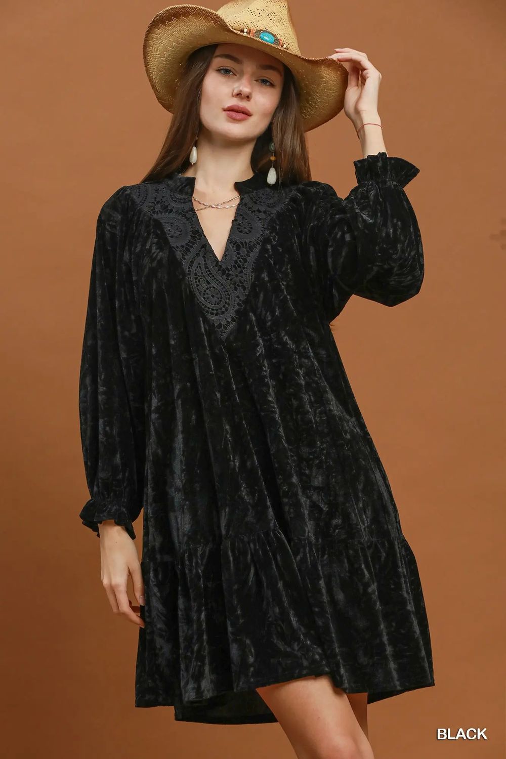The Reggie Velvet Dress, Size: S