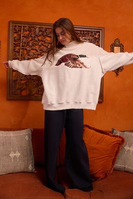 Mallard Mock Neck Sweatshirt