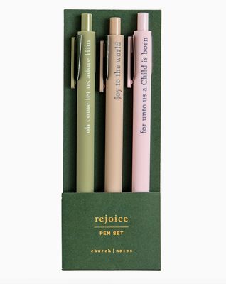 Rejoice Bible Study Pen Set